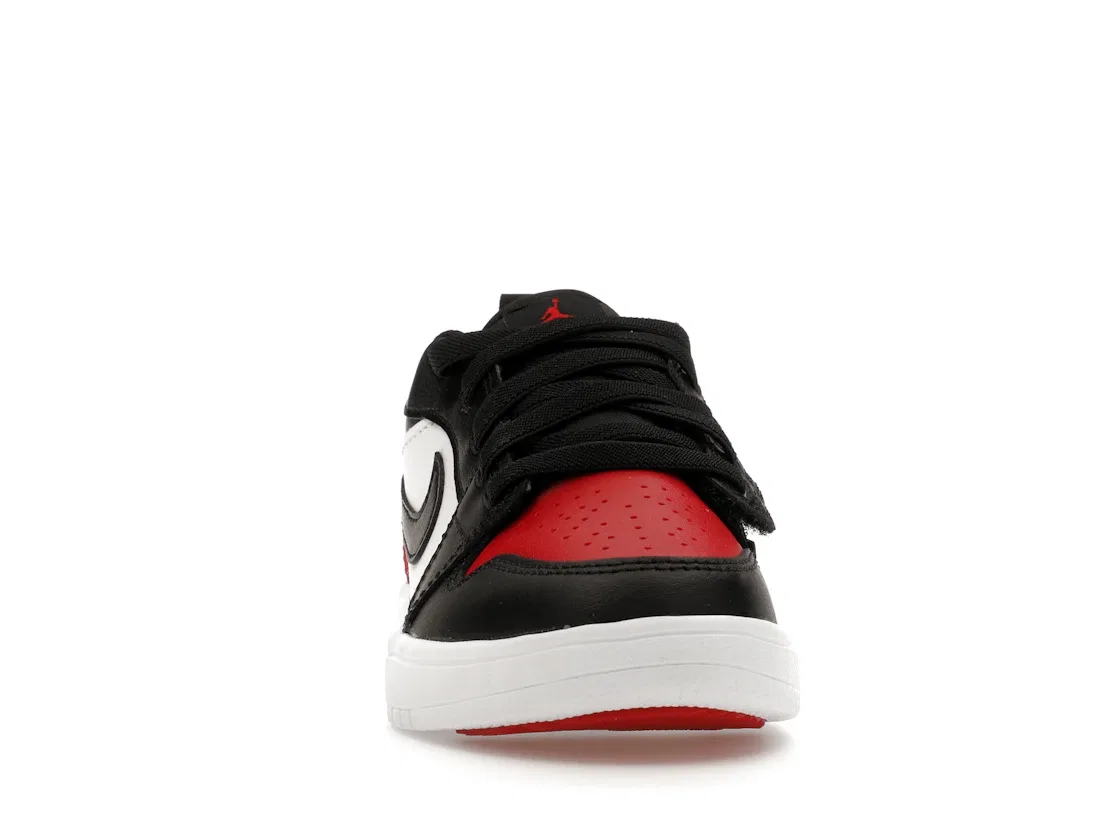 Детские кроссовки с низким верхом Jordan 1 Retro Low ALT Jordan, White/Varsity Red/White/Black — фото 2
