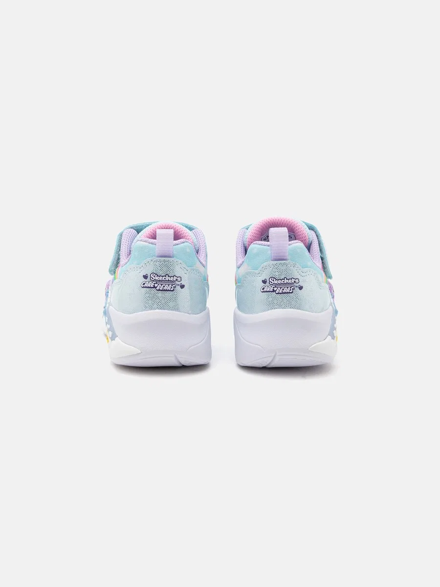Кроссовки SKECHERS 'LIL SNUGS' пастельно-голубого цвета — фото 3