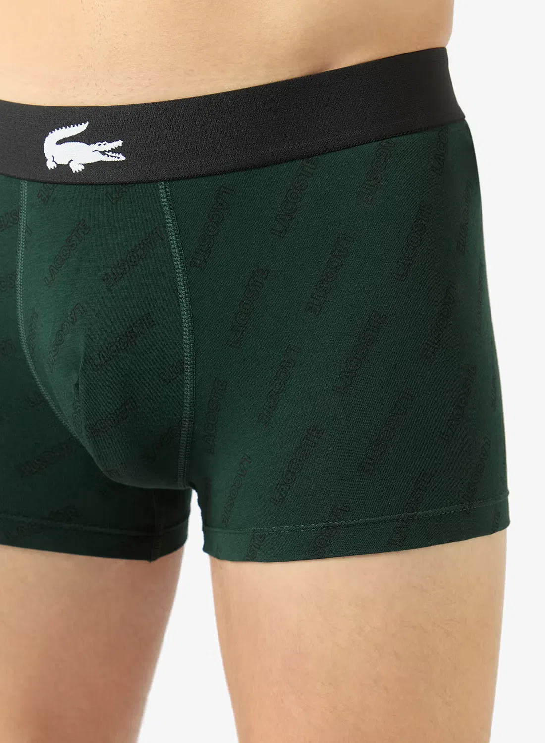 Трусы-боксеры с принтом 3-Pack core graphic Lacoste, зеленый — фото 4