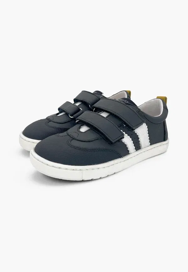 Кроссовки кожаные Zapatillas bandas laterales blanditos tallas altas unisex - baby shoes Pisamonas, синий — фото 2