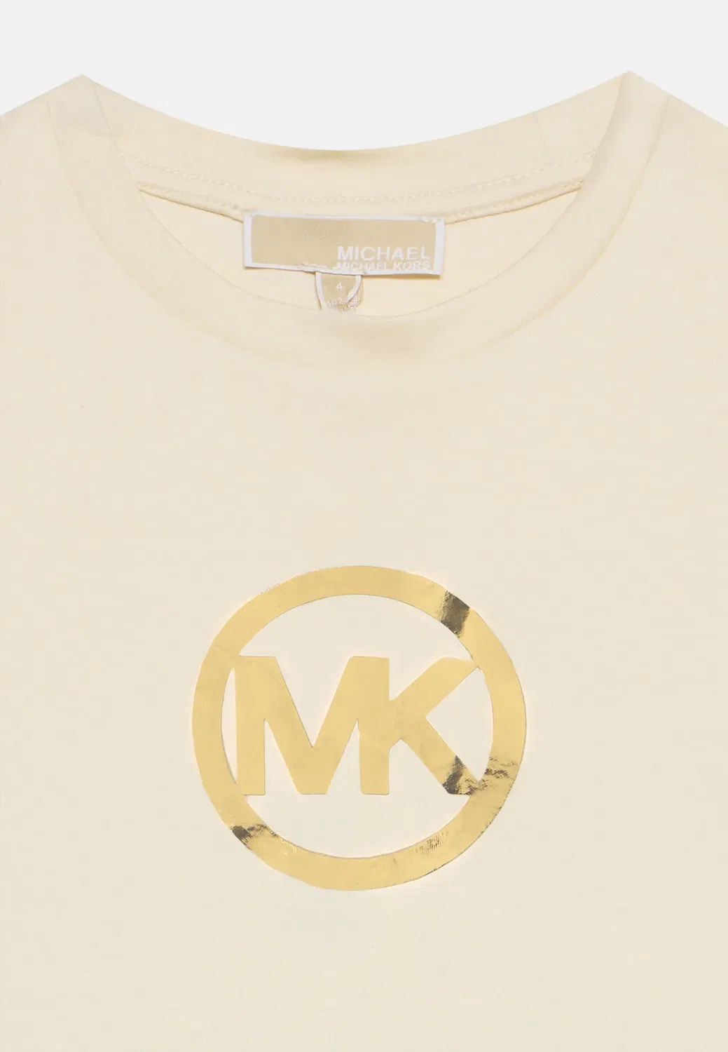 Платье с короткими рукавами - коктейльное/вечернее платье Michael Kors Kids, Gold-Coloured — фото 4