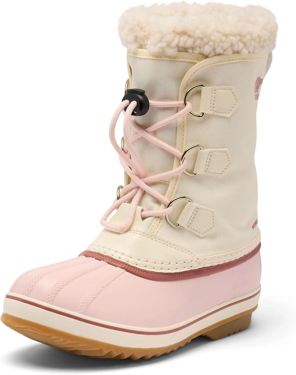 Детские снежные ботинки для девочек Yoot Pac SOREL, Snow/Pink Salt
