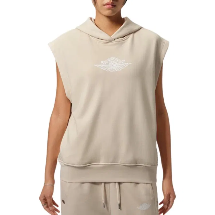 Женская худи с капюшоном Jordan Flight Fleece, Pearl White