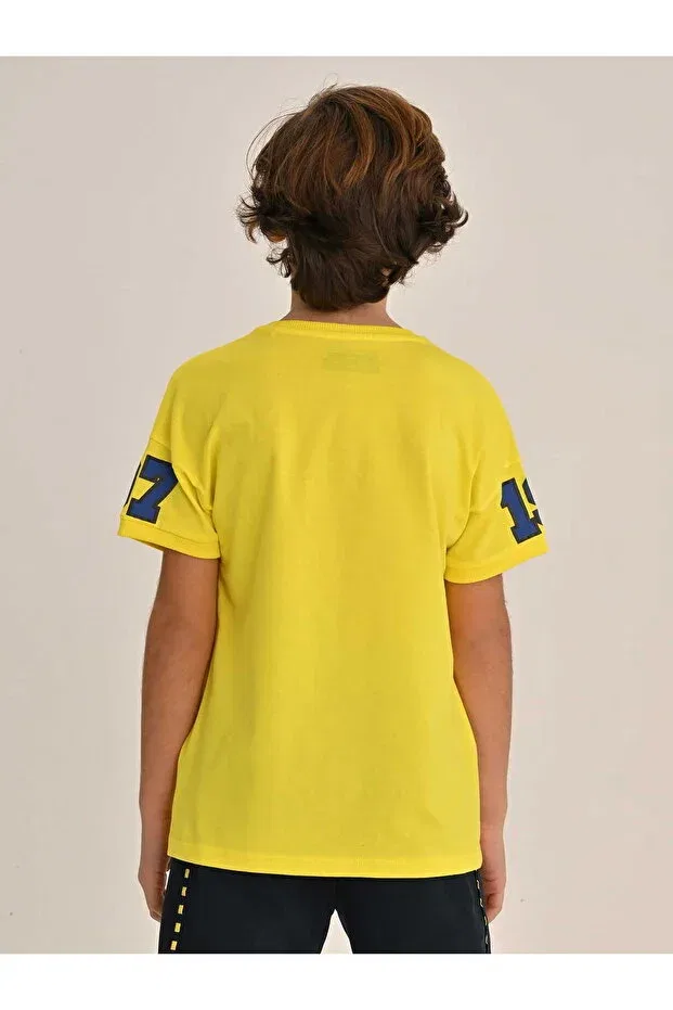 Детская футболка для девочек с принтом Children'S College Fenerbahçe 1907 Tshirt Fenerium, Yellow — фото 4