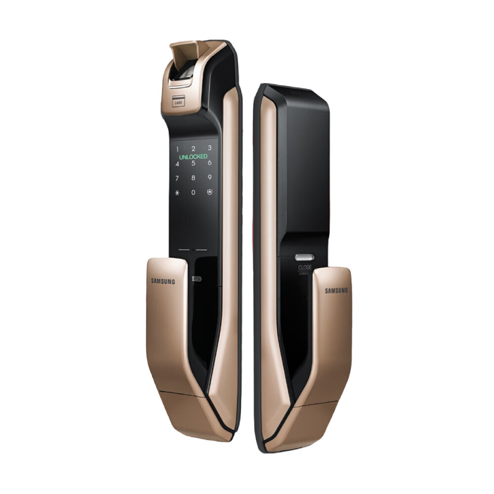 

Электронный замок Samsung SHP-DP728, биометрический, черный/золотистый