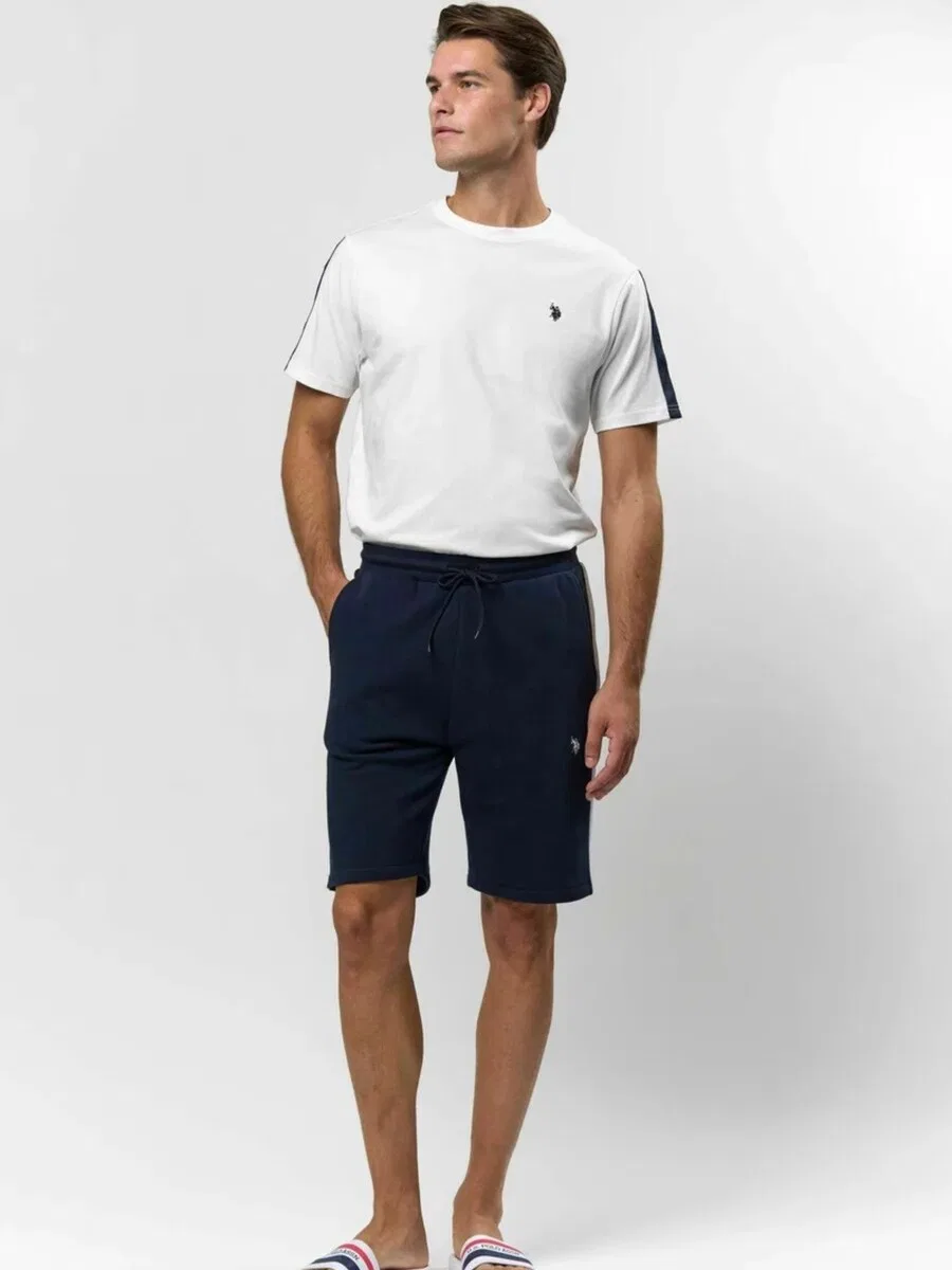 Обычные брюки 'UMCasper' сапфирового цвета U.S. Polo Assn. — фото 4