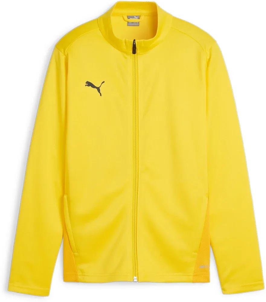 Куртка спортивная детская с длинным рукавом TeamGoal Training Jacket Jr Puma, желтый