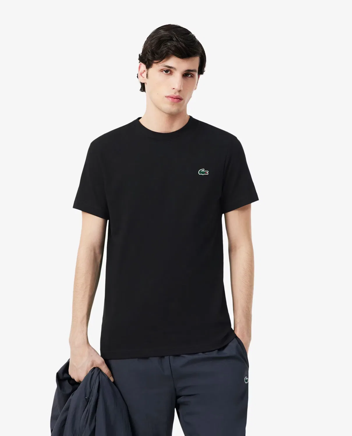 Мужская футболка с принтом Lacoste, Negro