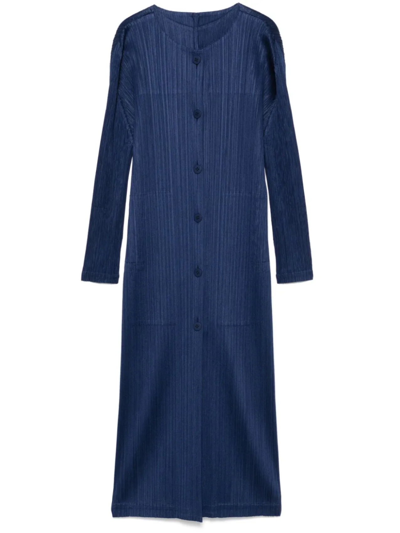 

Платье с длинными рукавами Pleats Please Issey Miyake, синий