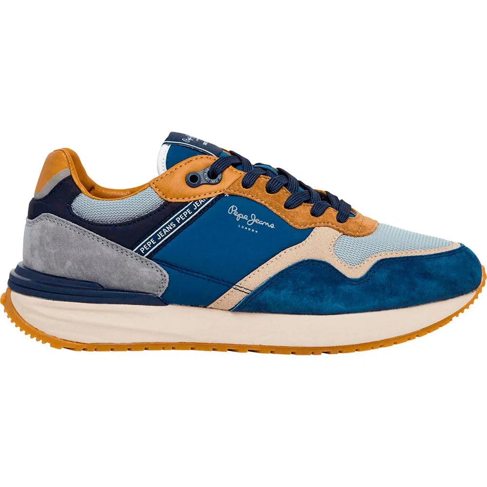 Детские кроссовки для мальчиков кожаные Buster Pro Combi M Pepe Jeans, Brown