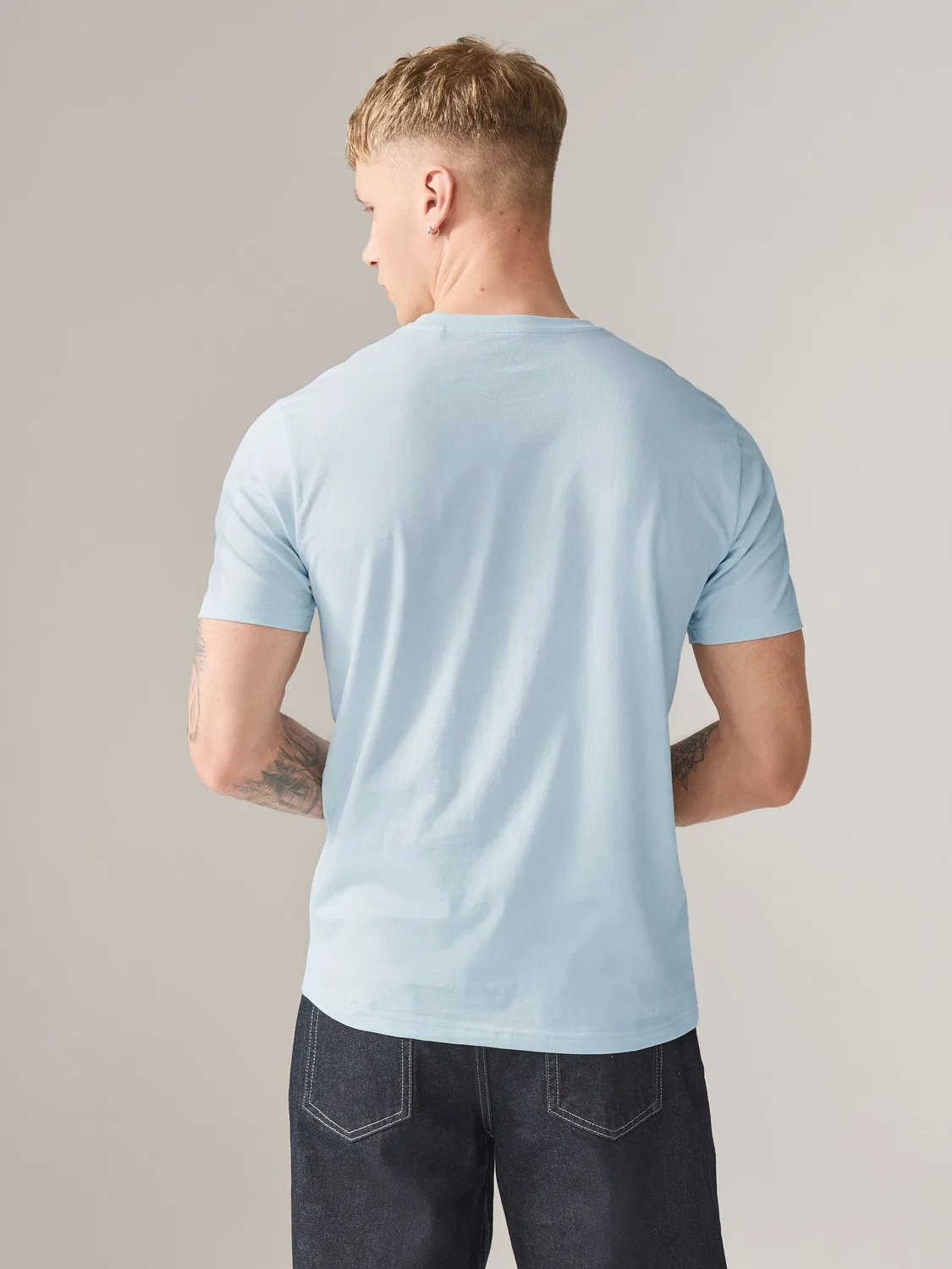 Футболка Slim Fit, Blue Ice Next, голубой — фото 3