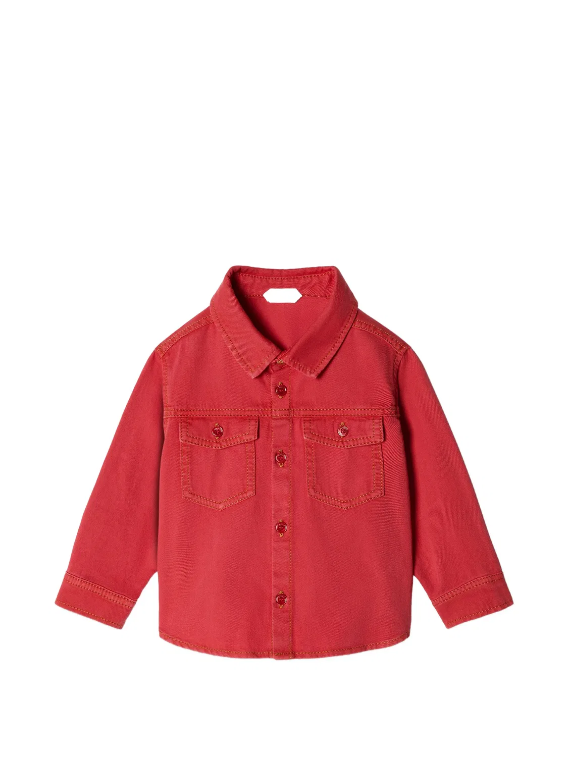 Джинсовая рубашка Versace Kids, красный