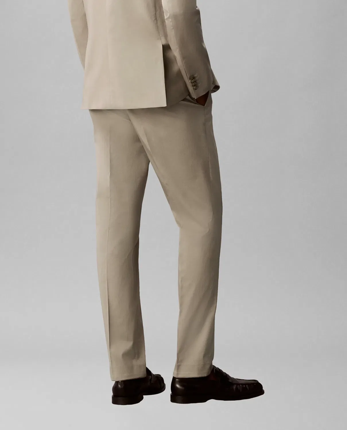 Мужские брюки зауженные Calvin Klein, Beige — фото 3