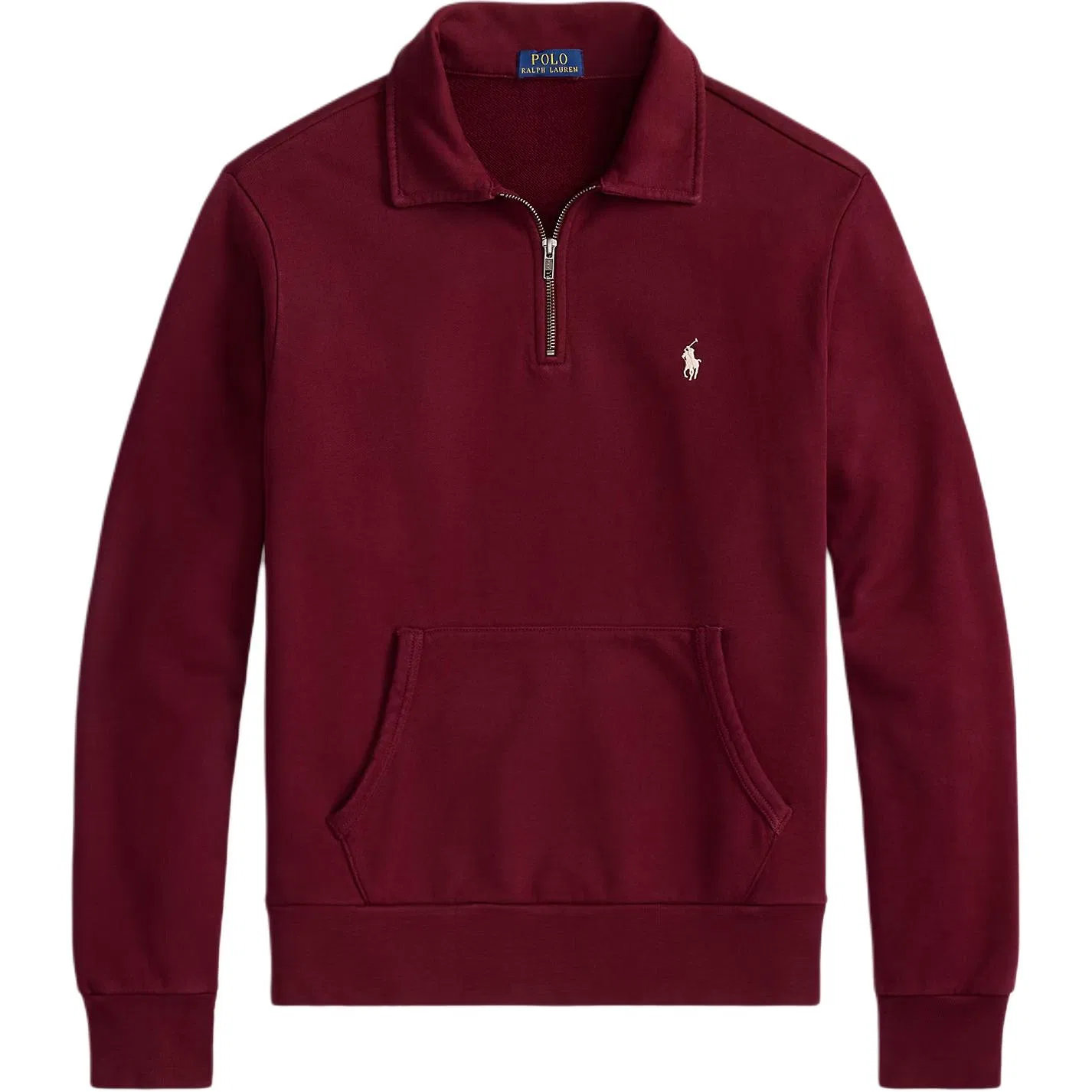 Мужской свитшот с молнией Polo Ralph Lauren, Classic Wine Red