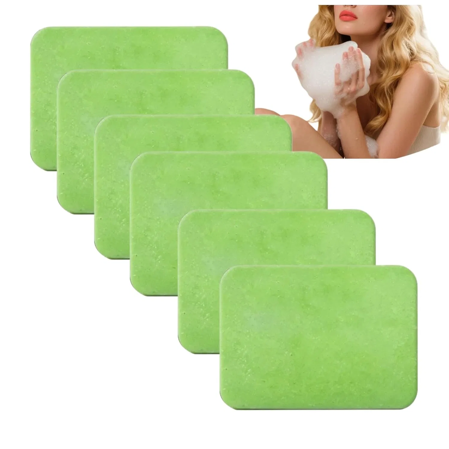 Твердое мыло с маслом чайного дерева SURDVAS, набор 6 шт., 100 г, 6pcs
