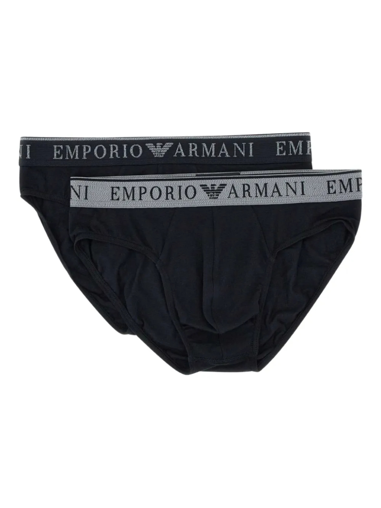 

Упаковка трусов с логотипом на поясе Emporio Armani, черный
