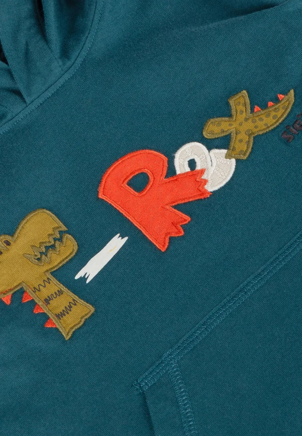 Толстовка Langarmshirt с динозаврами - худи Sigikid, Blau — фото 3
