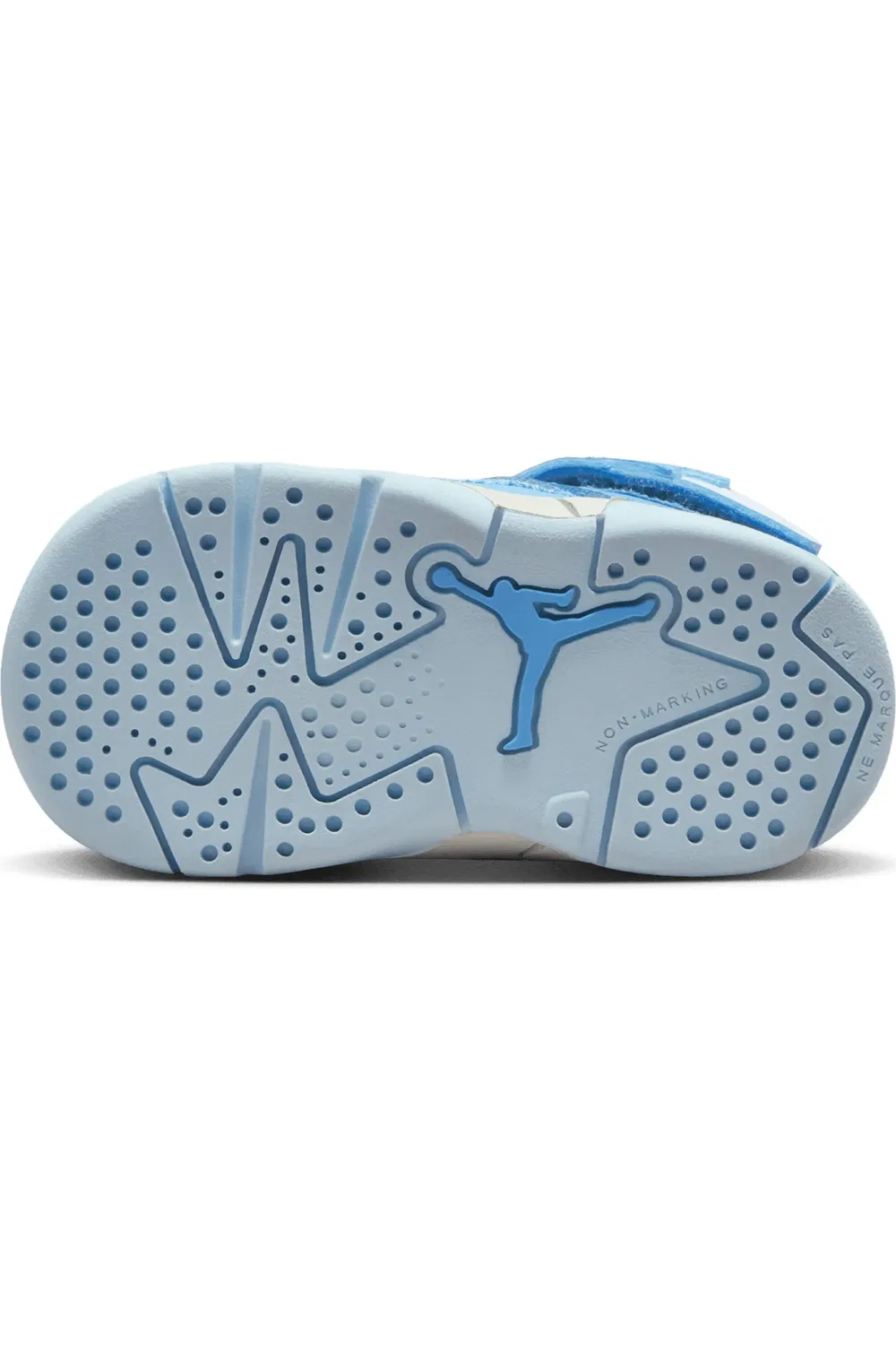 Детские кроссовки баскетбольные Air-Sole Flight Club '91 Jordan, Blue/Platinum/Sail/Blue — фото 4