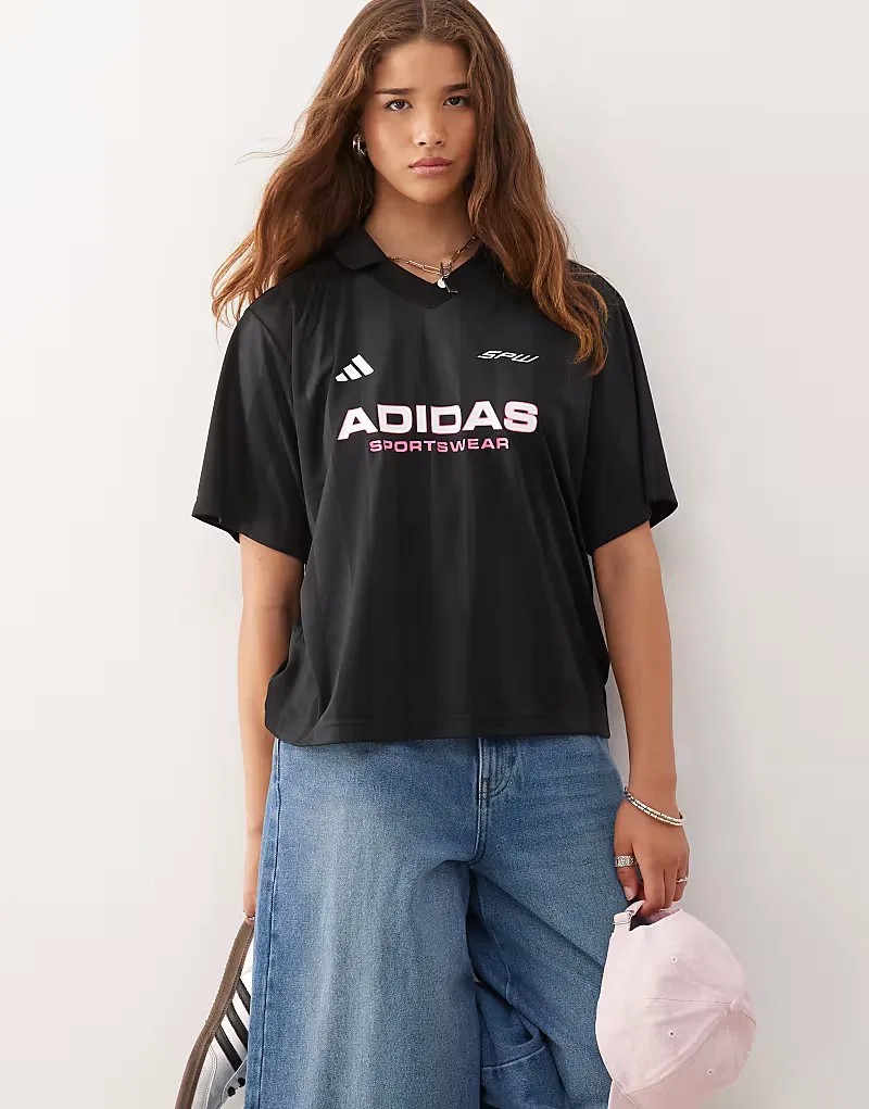 Футболка Adidas Originals House of Tiro, черный