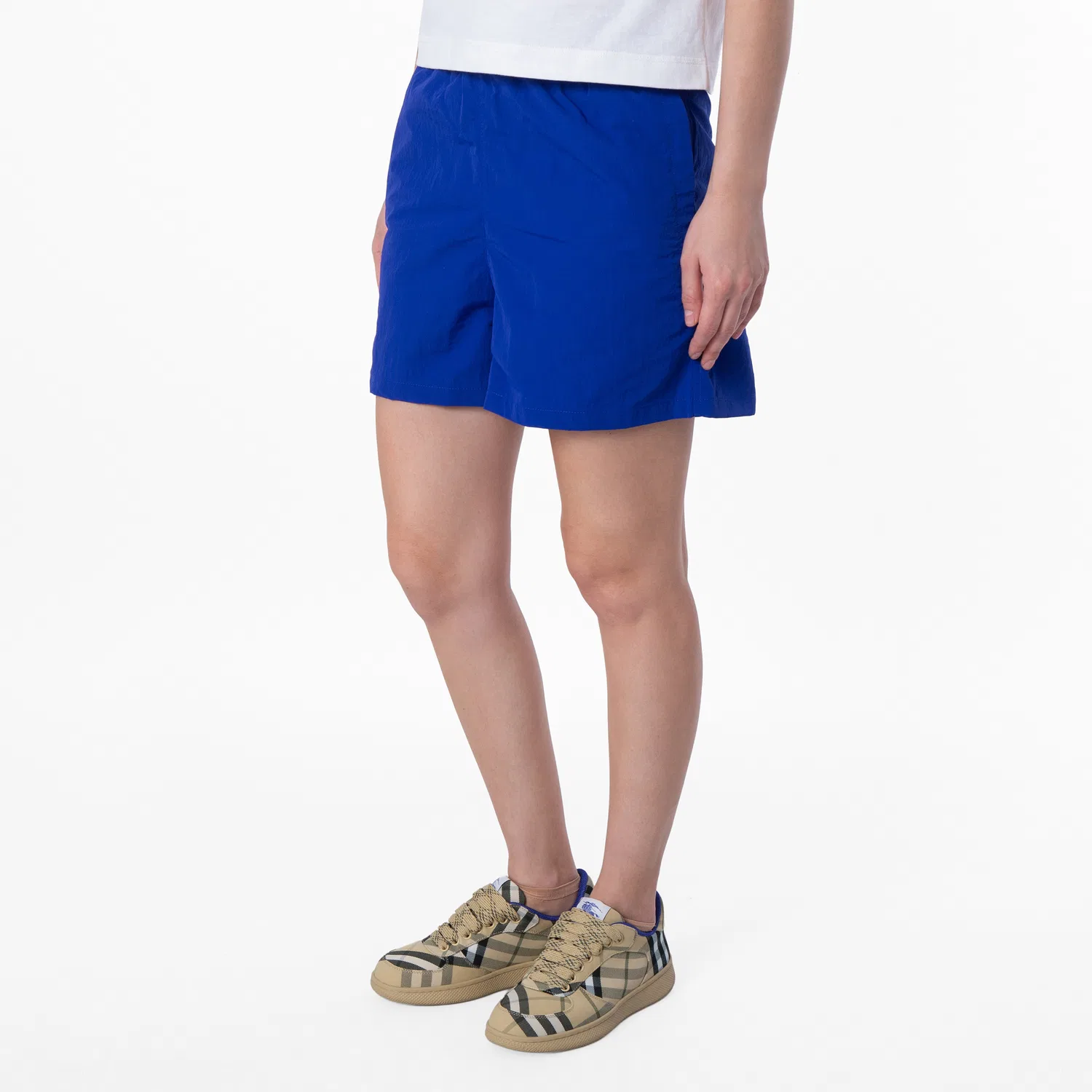 Шорты из нейлона с принтом EKD Logo Print Nyon Shorts Burberry, Knight — фото 3