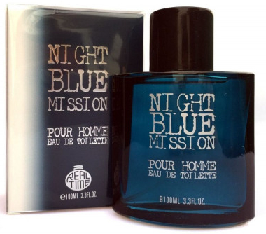 

Туалетная вода Real Time Night Blue Mission Pour Homme