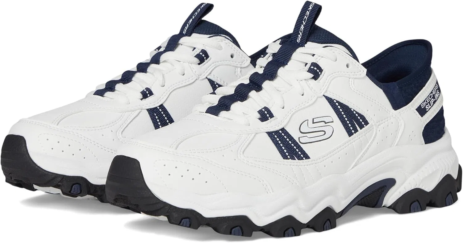 Мужские кроссовки Skechers Stamina at Hands Free Slip-in Trainers, White Navy
