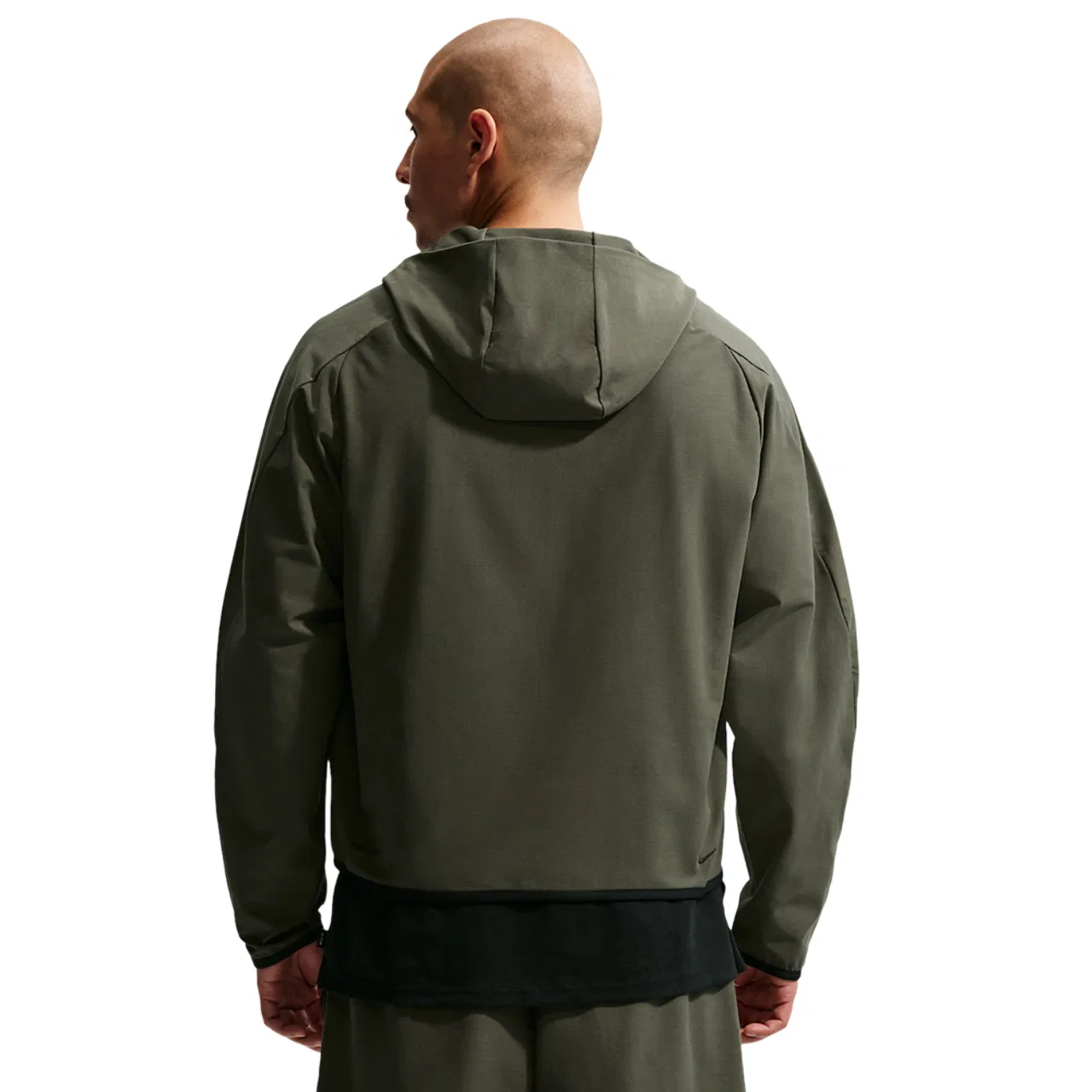 Мужская куртка Tech Shori Knit Full-Zip Nike, цвет Black/Cargo Khaki — фото 2