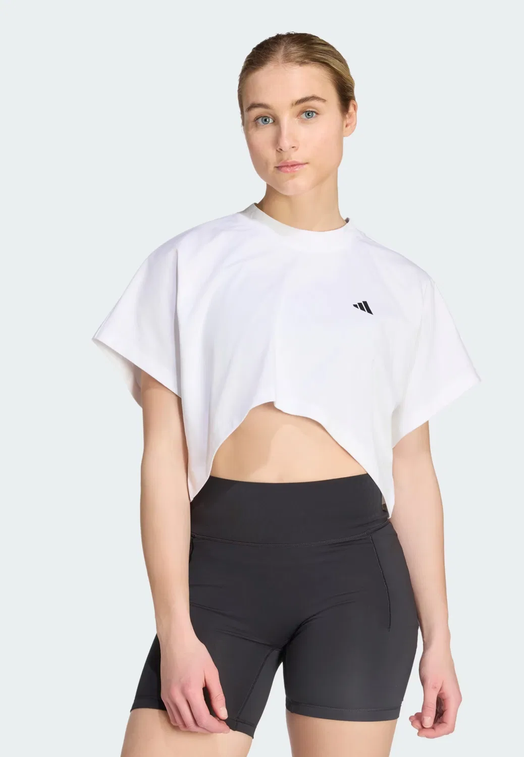 Спортивная футболка Adidas Performance Shirt PrimeLift белого цвета — фото 3
