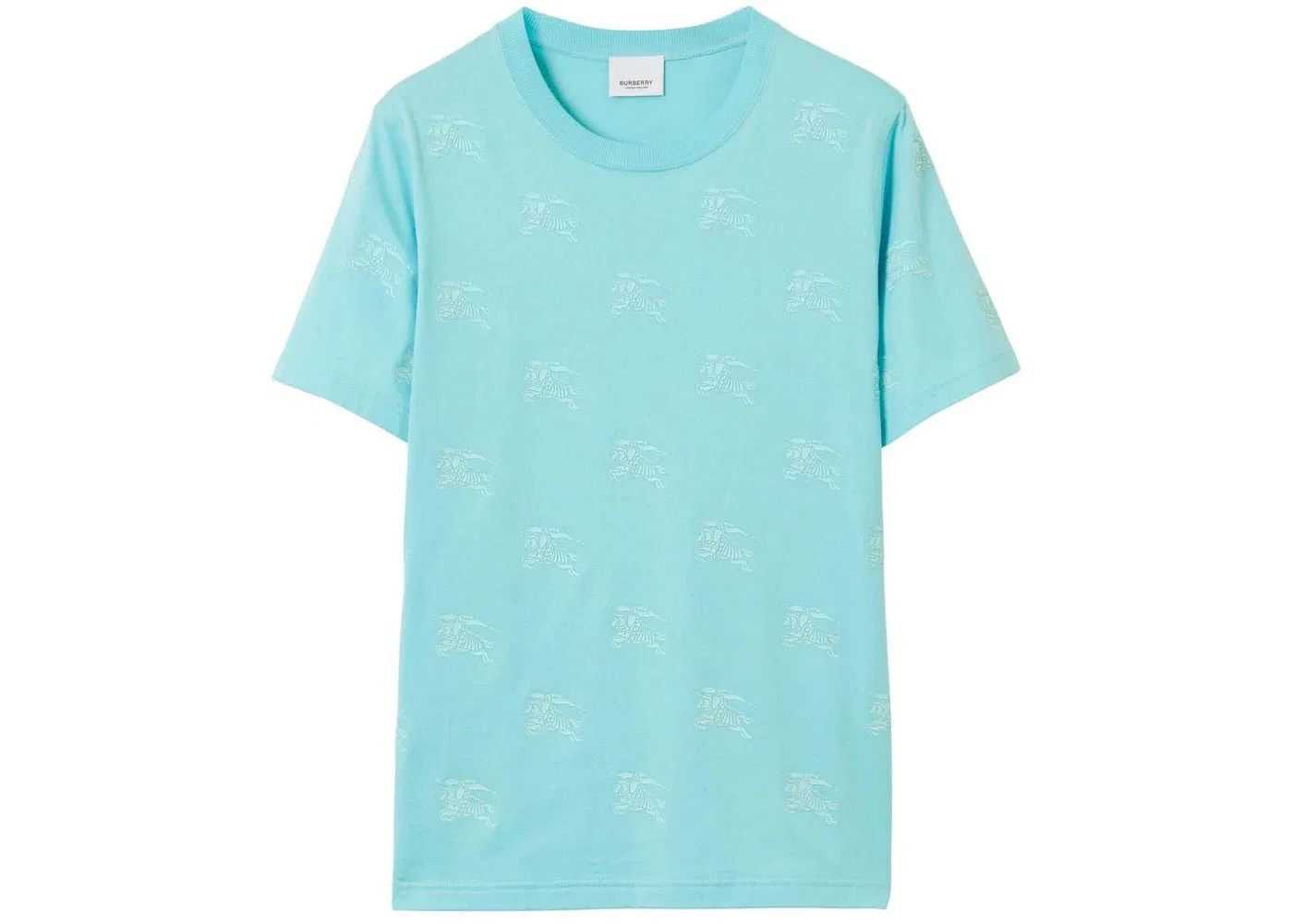 Женская футболка с принтом Equestrian Knight Burberry, Blue