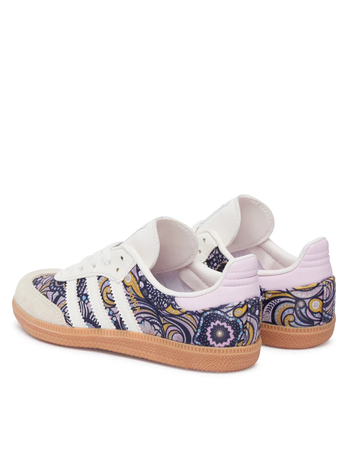 Кроссовки для девочки Liberty London Samba Og Adidas, кремовый — фото 3