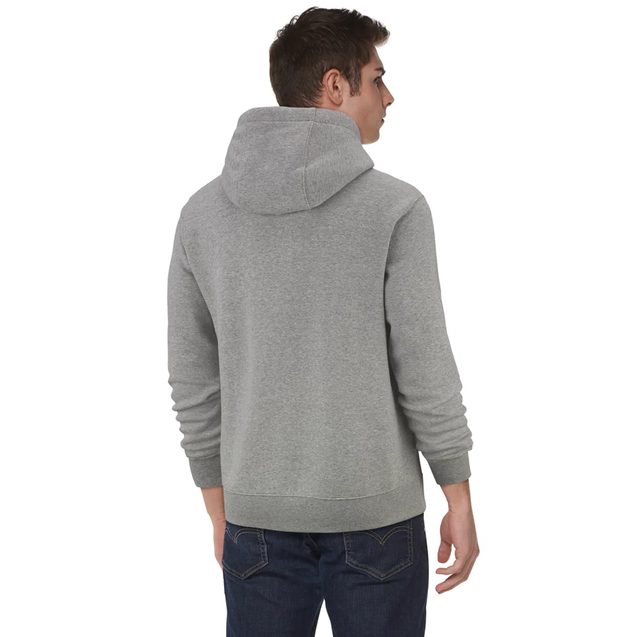 Мужское худи GX Club Nike, цвет Dark Grey Heather/White — фото 2