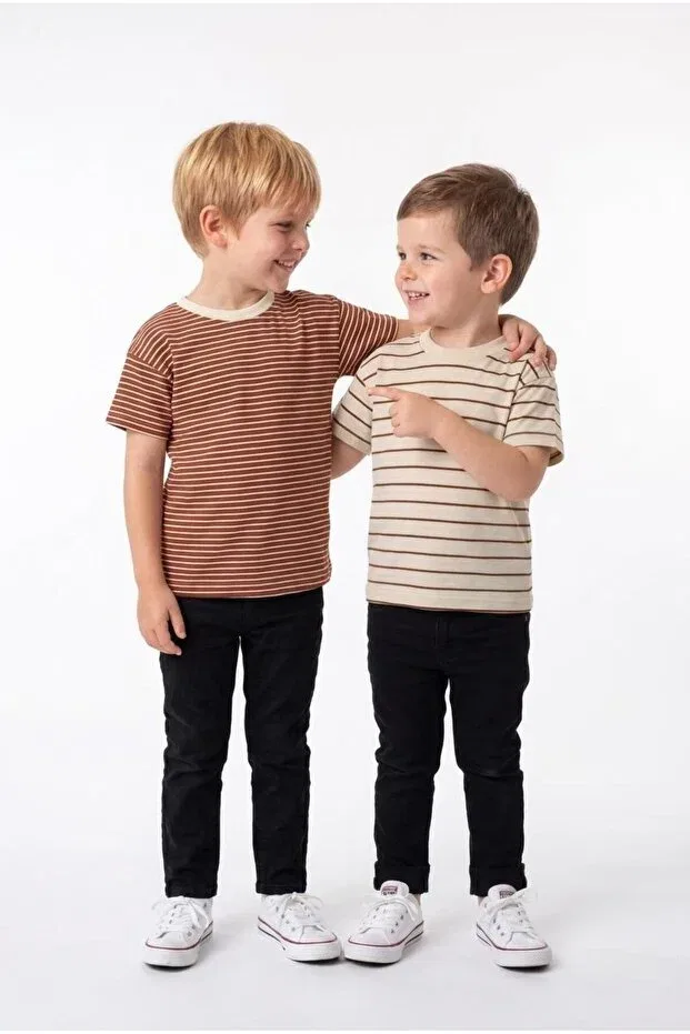 Детский комплект футболок с коротким рукавом Miababy, Kremit