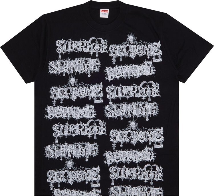 

Футболка Supreme Wombat Tee 'Black', черный