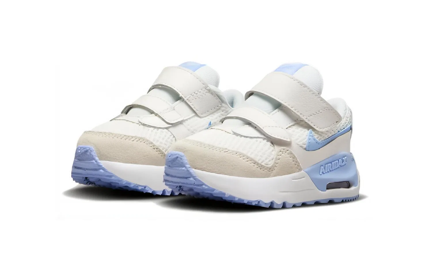 Детские кроссовки для мальчиков с низким верхом Nike Air Max SYSTM, Бело-Голубой — фото 4