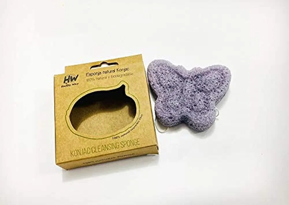 Губка для тела Happy Way, 1 шт, 15x10x15 см