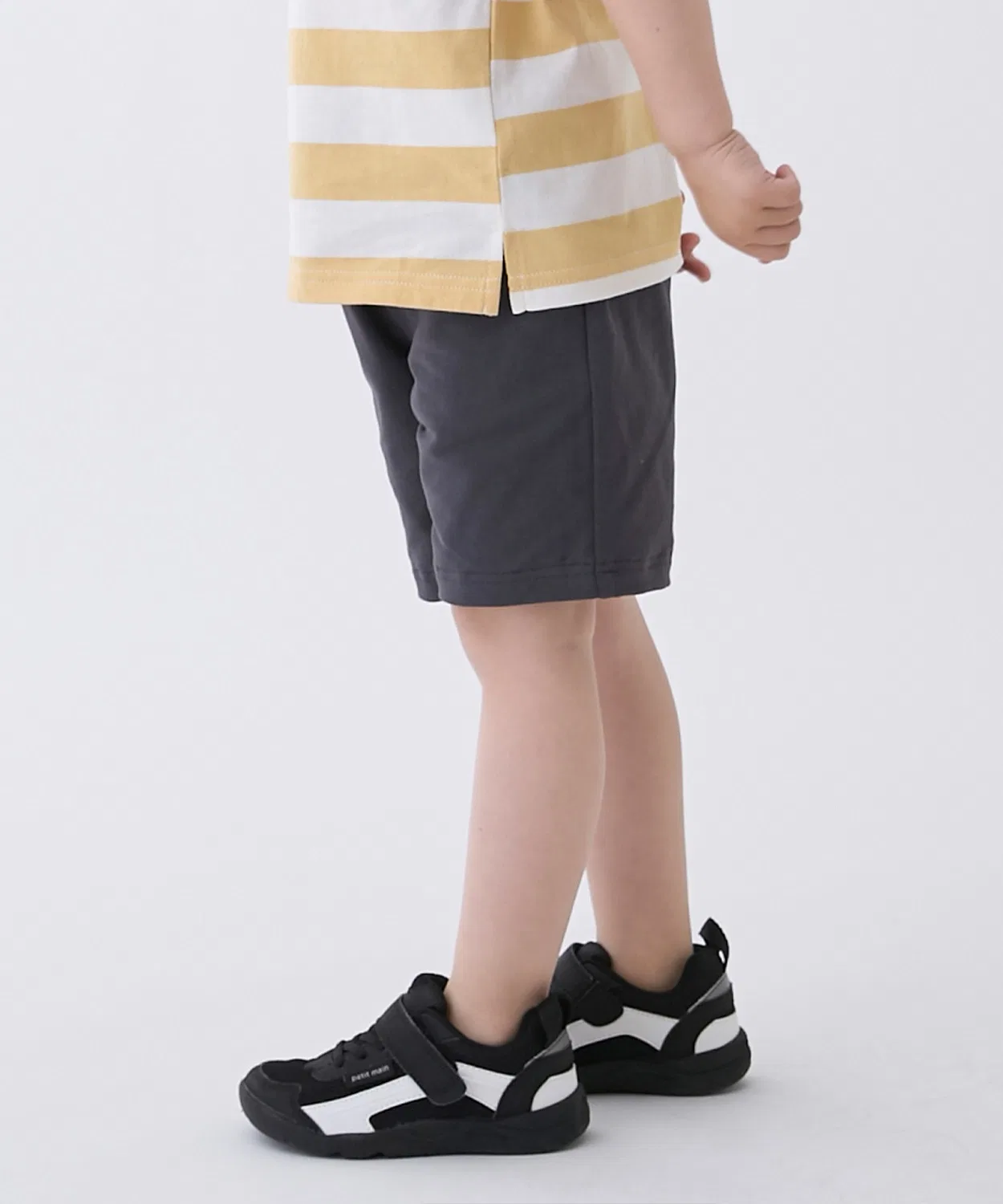 Детские шорты для мальчиков с принтом, модель BOYSショーパン, petit main, Light Green — фото 4