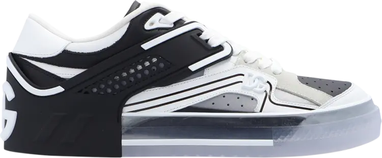 

Кроссовки Dolce & Gabbana Custom 2.Zero Low Black Silver, черный