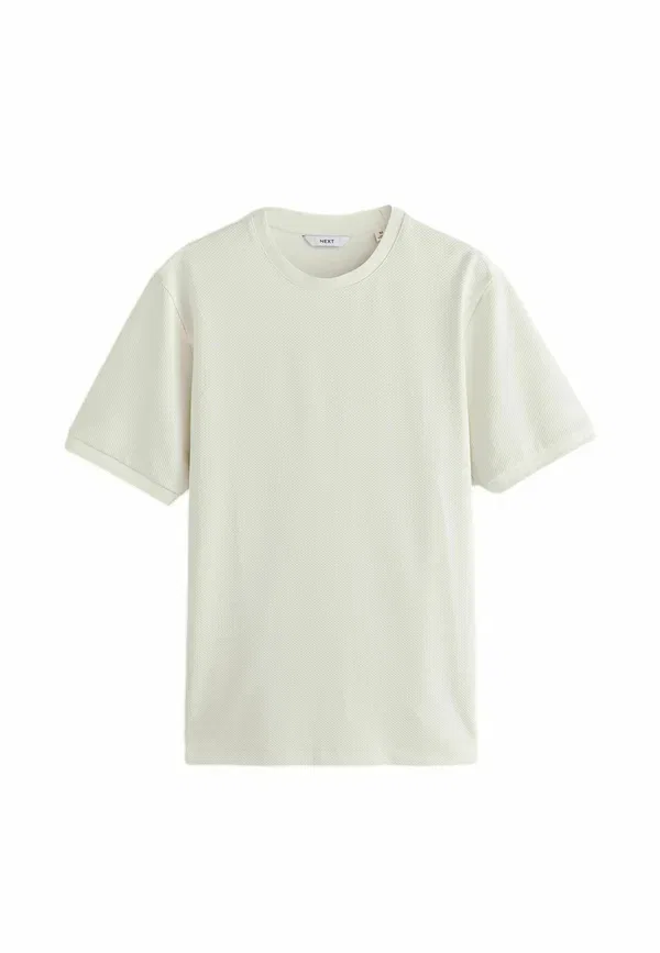 Футболка текстурированная Regular fit Next Ecru White, белый
