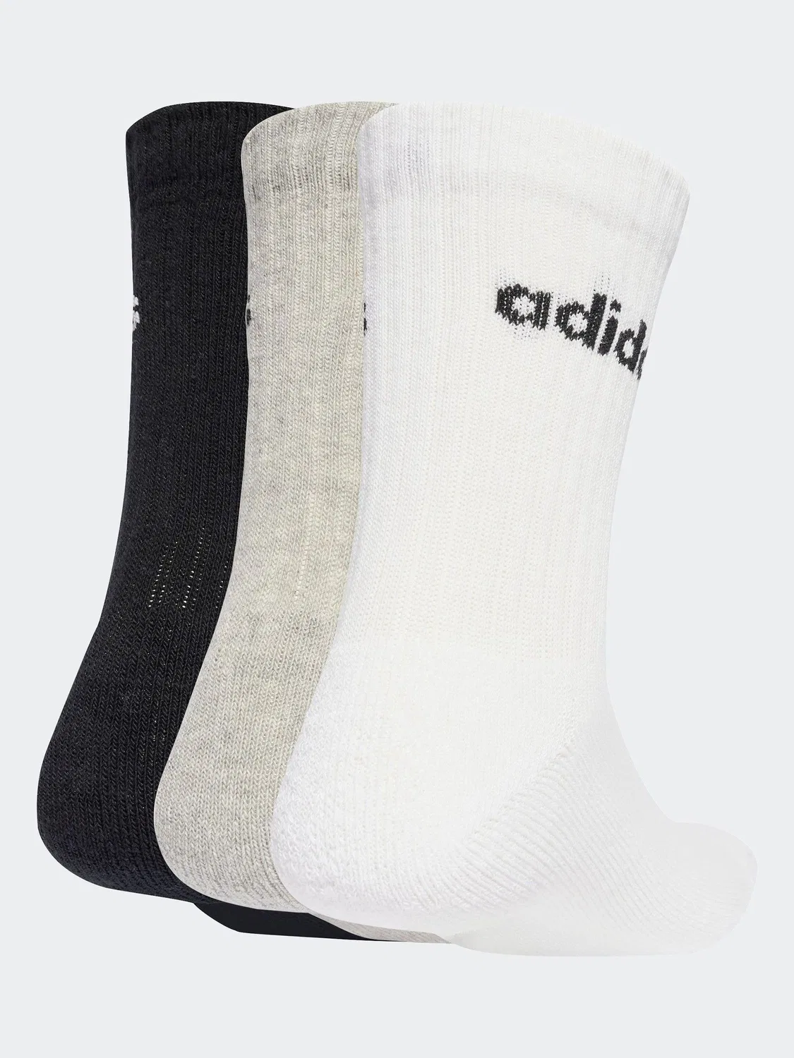 Носки высокие с амортизацией, модель Linear adidas, серый
