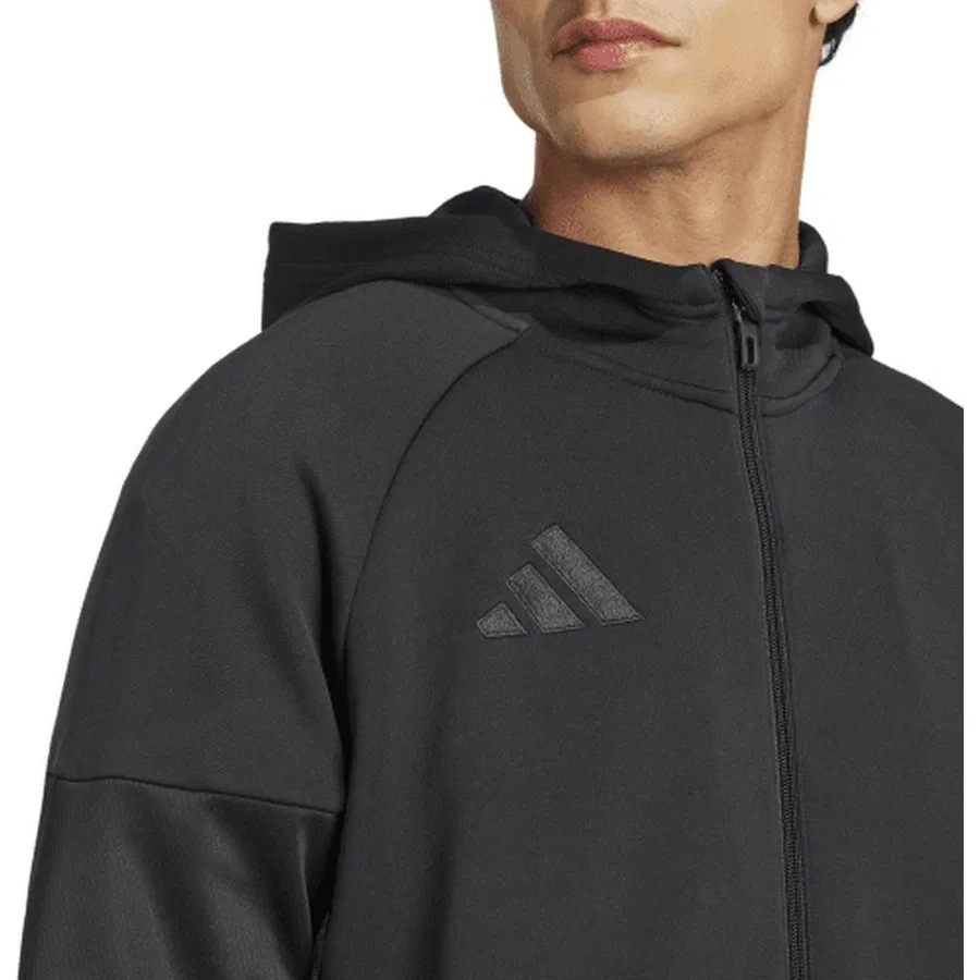 Спортивная куртка Tiro25 с длинным рукавом adidas, Черный — фото 4