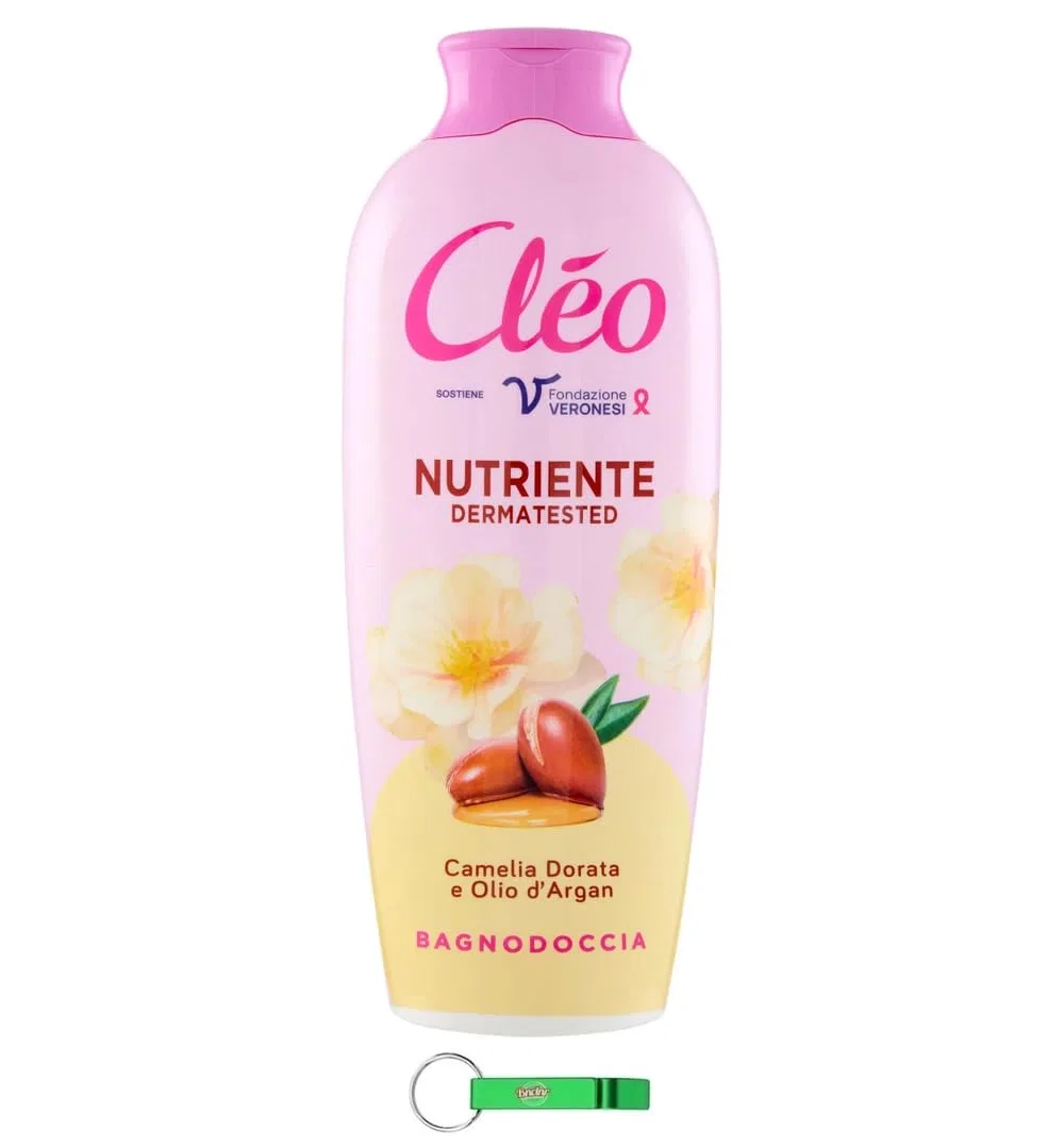 Гель для душа Cleo с аргановым маслом и камелией Beni Culinari, 12 x 750 мл