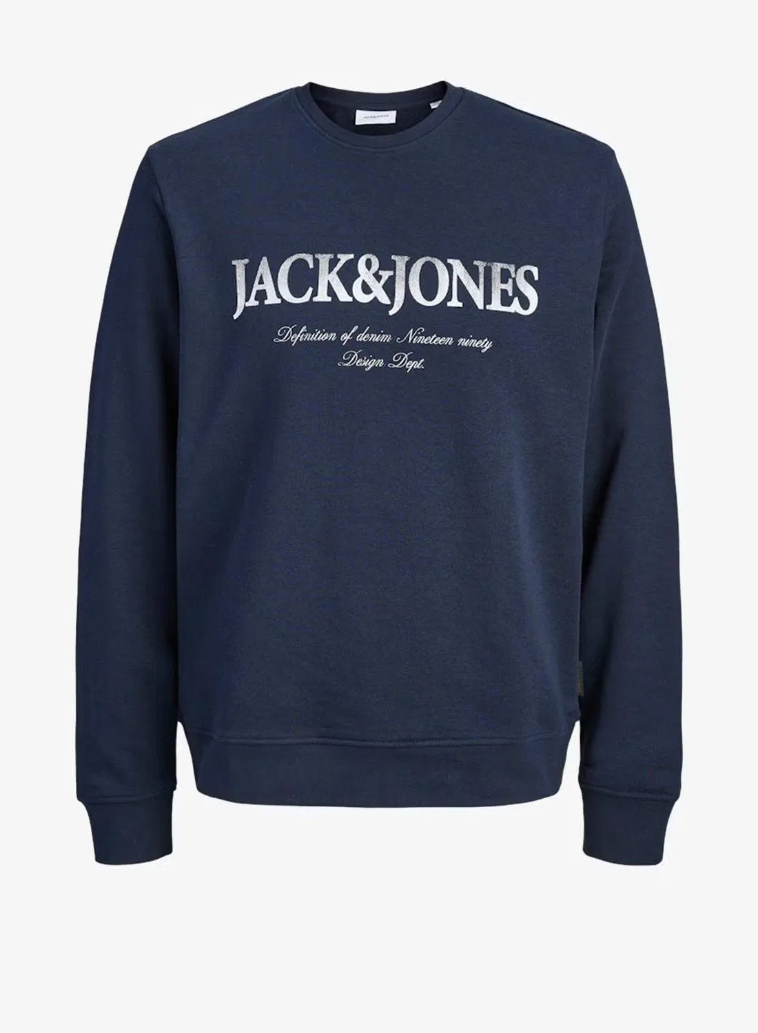 Свитшот с принтом Devin Dayton Jack & Jones Junior, темно-синий — фото 2