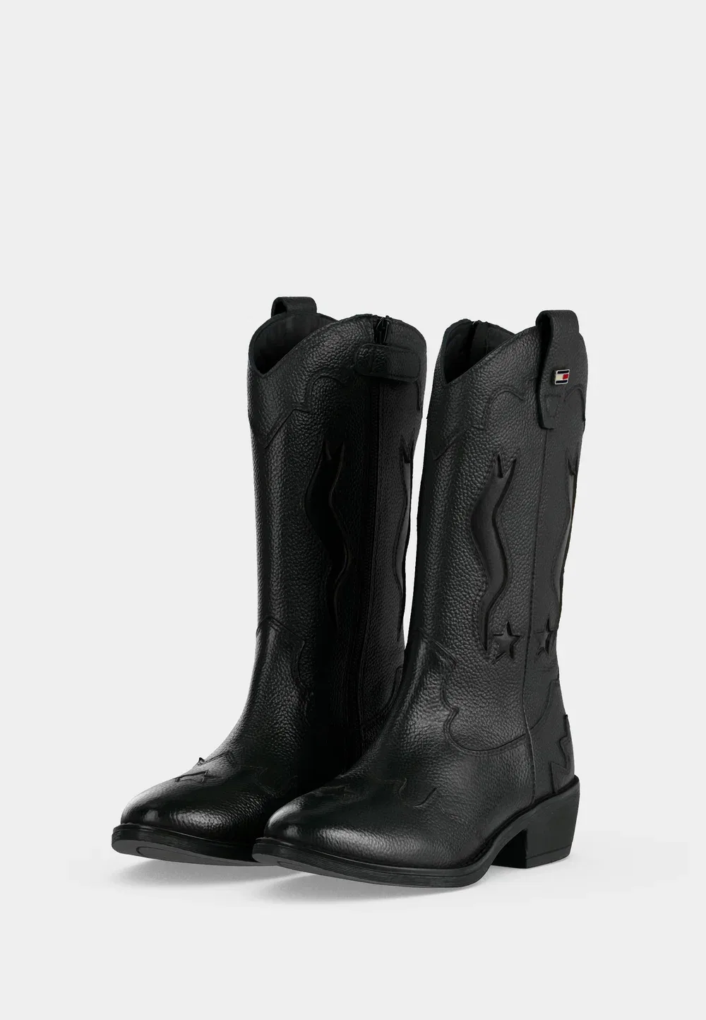 Унисекс сапоги Esther в ковбойском/байкерском стиле Tommy Hilfiger, Black — фото 3