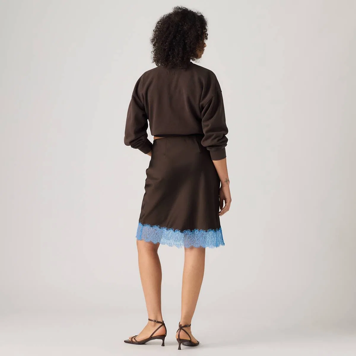Юбка миди Линн Levi's, Java - Brown — фото 3