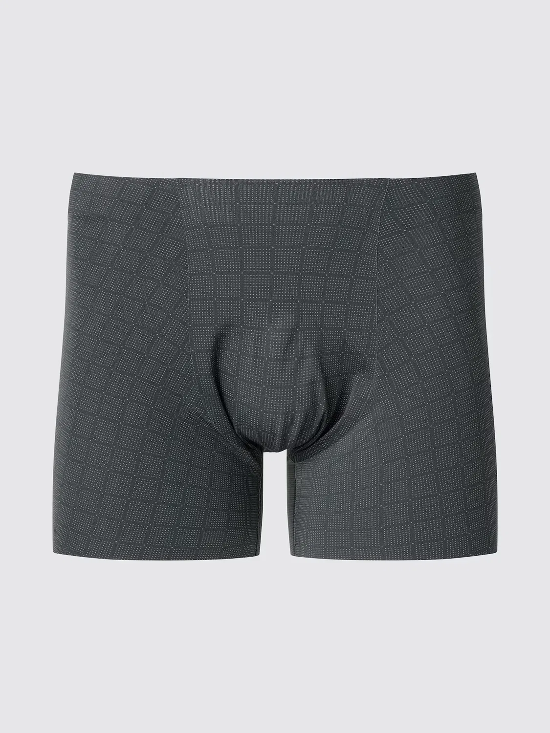 Боксерские трусы Uniqlo Airism, бесшовные, с принтом, черный