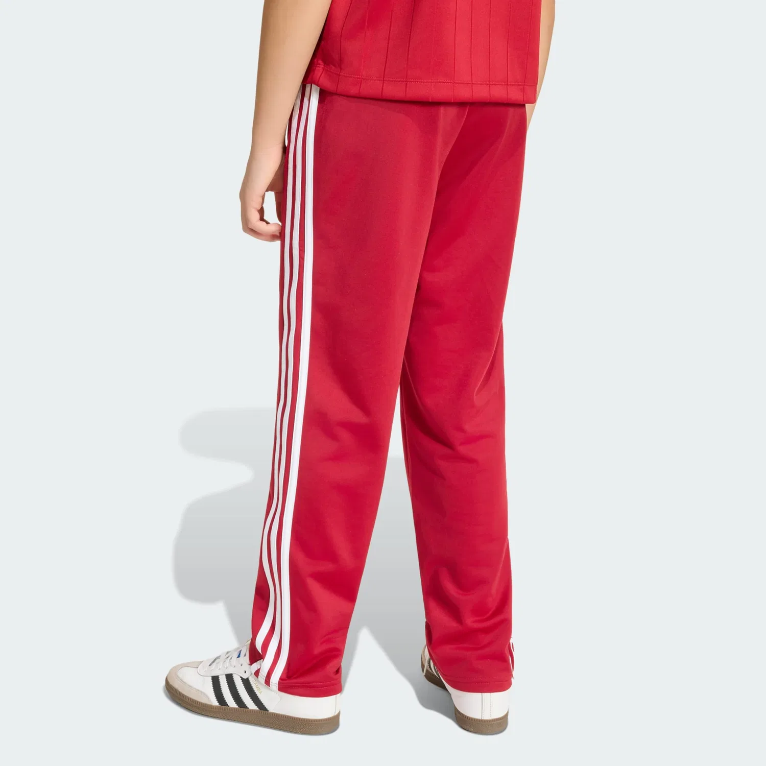 Брюки Adidas Originals Regular Pants Firebird красного цвета — фото 3