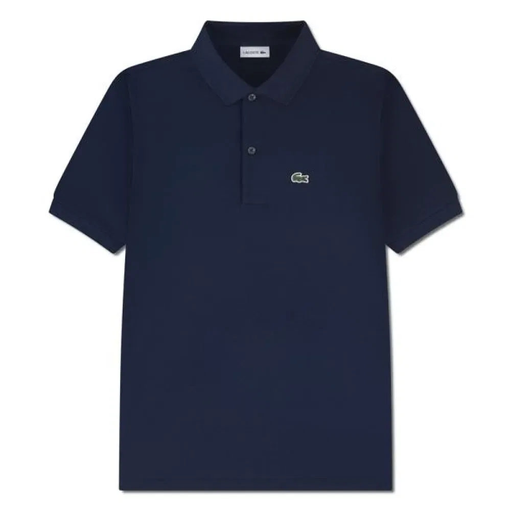 Детское поло для девочек с пике Lacoste kids, Blue