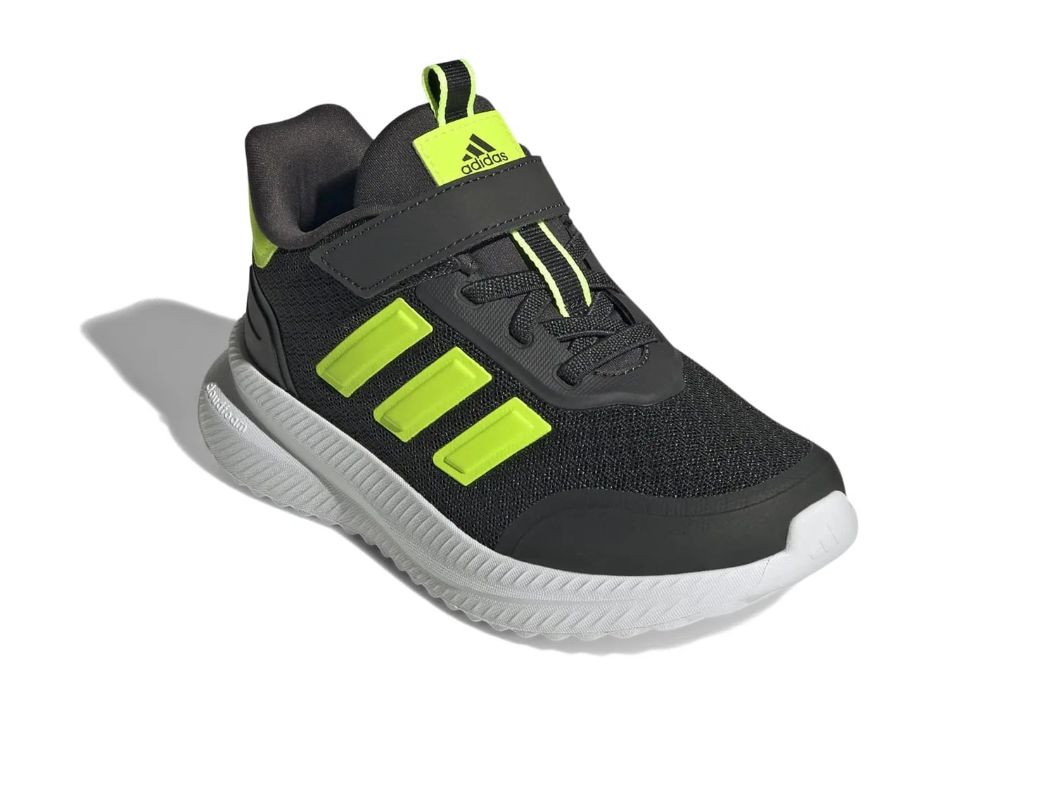 Детские кроссовки для девочек с липучкой X_PLR Hook And Loop Adidas, Black — фото 2