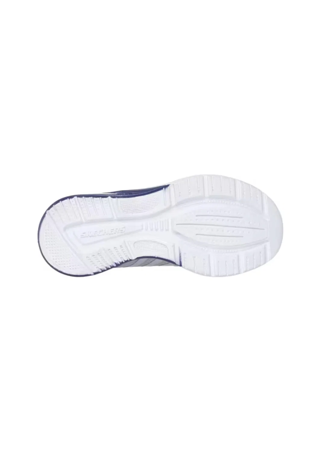 Детские кроссовки с амортизацией Microspec Max Advance Vortivox Skechers, Цвет Grau Navyblau Weiss — фото 4