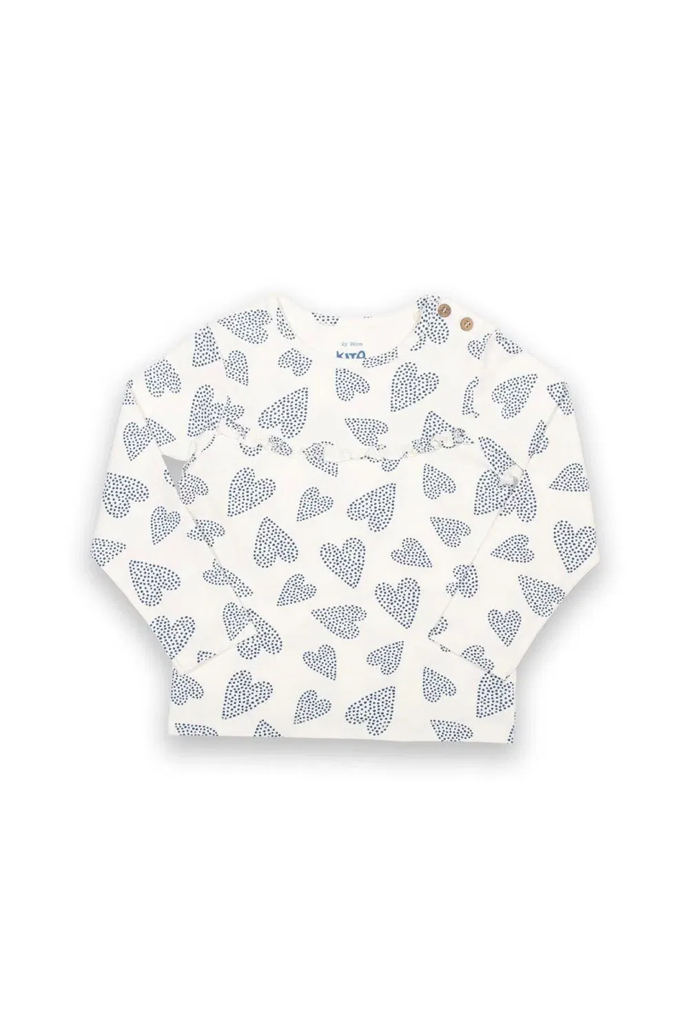 Футболка с принтом Love You Kite, Cream